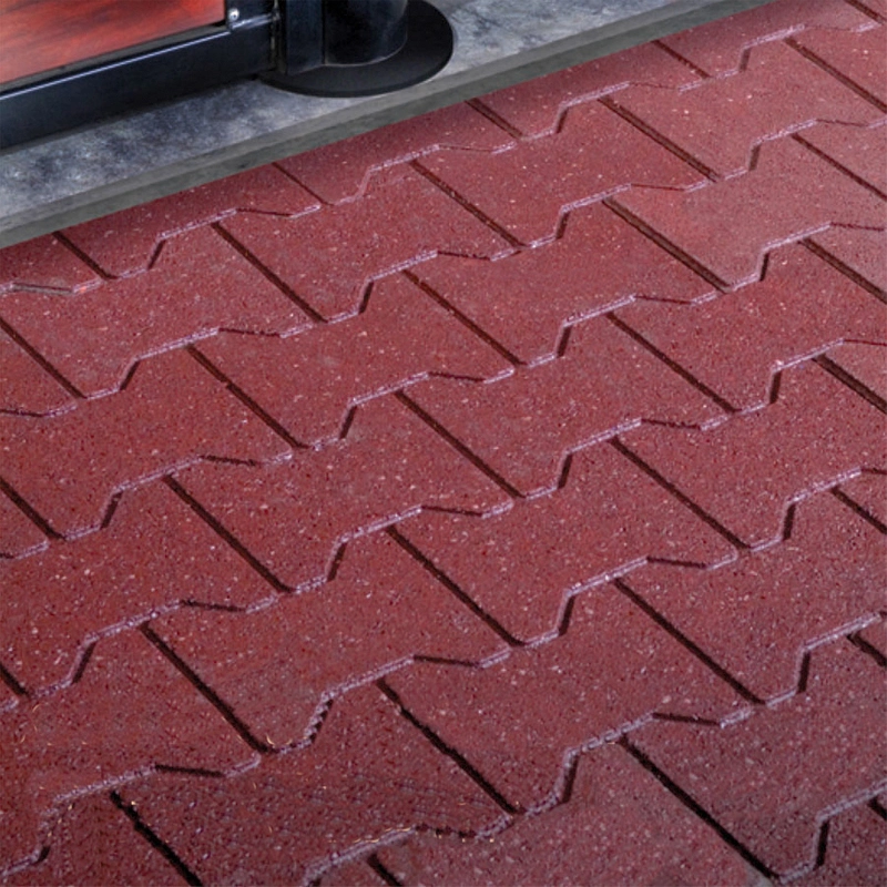 New Material Protect Security Can Be Cut Flat Rubber Pavers Rubber Press Mats