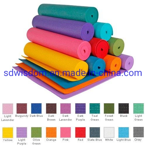 Gym Fitness Exercise Thick Pad Non Slip PVA Yoga Carpet Pilates Fitness Environmental TPE Yoga Mat