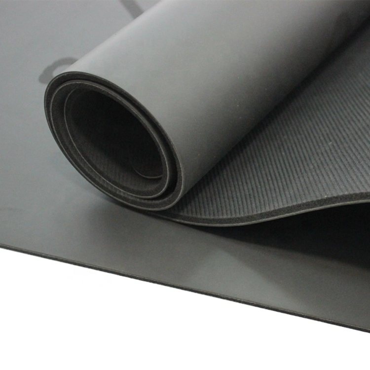 Natural Rubber Easy Clean Custom PU Leather Rubber Yoga Mat