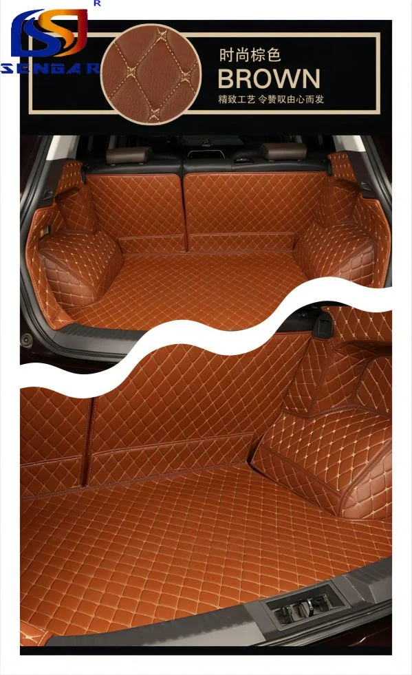 TPE Car Mats for Rear Trunk Cargo, Specifically Designed for Toyota Prius.