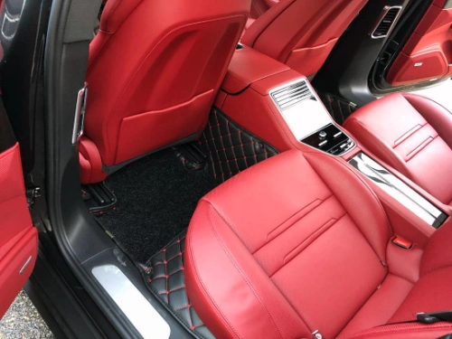 Custom Wholesale 3D 5D Waterproof Auto Mix-Color Car Mats Leather Car Floor Mats