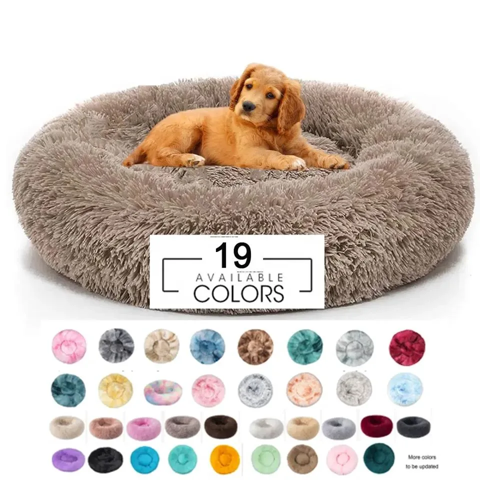 New Design Comfortable Pet Furniture Pet Dog Warm Mat Sofa Round Cat Dog Bed