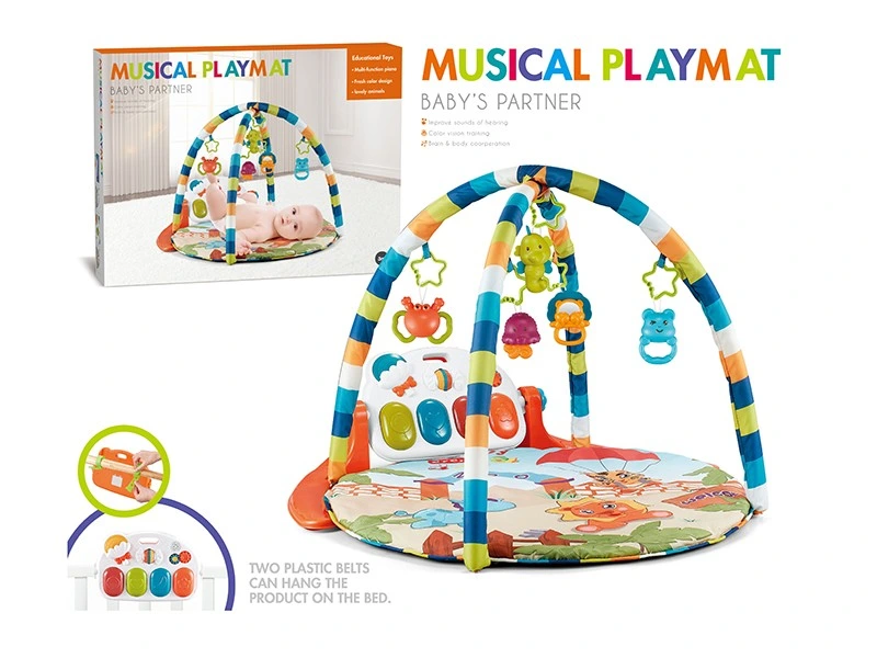 Colorful Kids Gym Carpet Fitness Toys Rack Baby Piano Play Mat H11038120