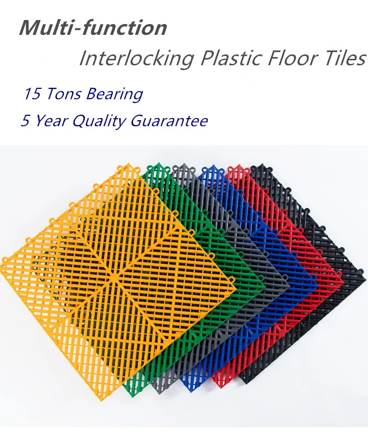 Scarcity PP Interlocking Garage Floor Tiles/Removable Plastic Interlocking Floor Mats for Car Wash