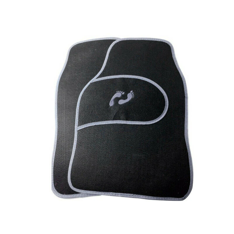 4 Piece Universal Carpet Floor Mats, All-Weather Protection for Car, Sedan, Suvs All Vehicles Accept Custom