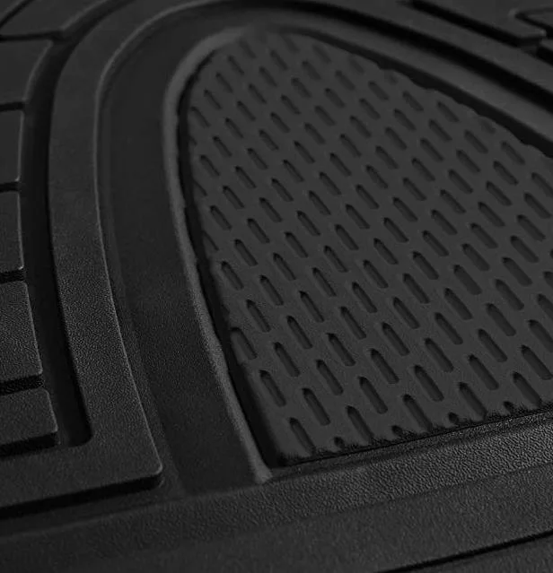 Heavy Duty Black Rubber Floor Mat Black