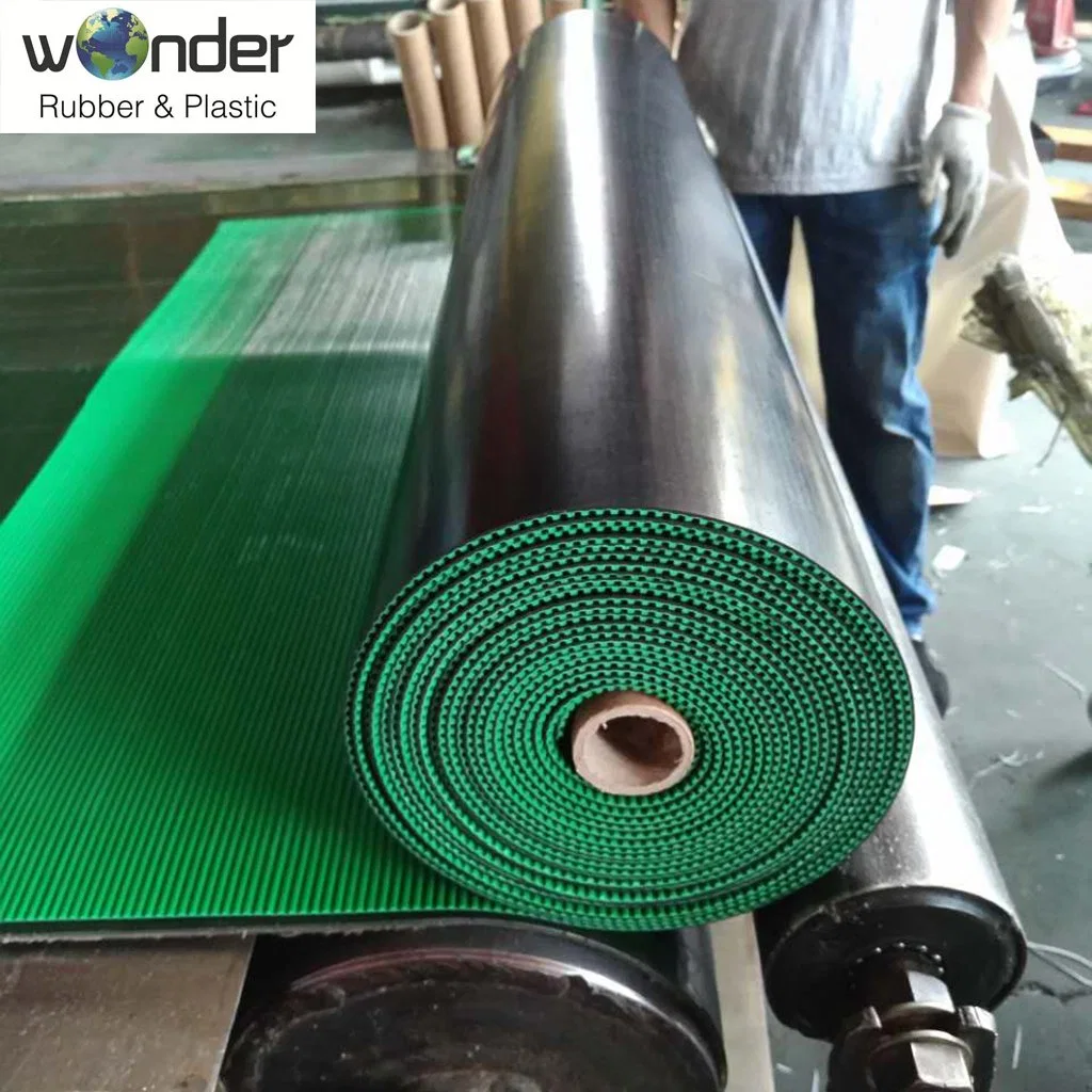 Wear-Resistant PVC Rubber Material Custom Thickness Vinyl Floor Coil Roll Carpet