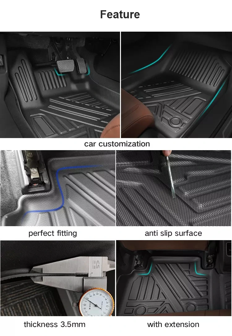 Anti Slip Auto Parts Car Accessories Carpet Mats for Audi-A6_Avant-2019