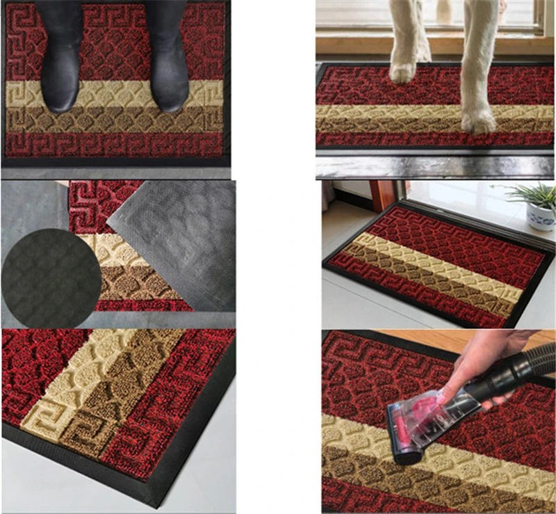 Custom Printed Floor Non Slip Microfiber Rubber Backed Blank Door Mat