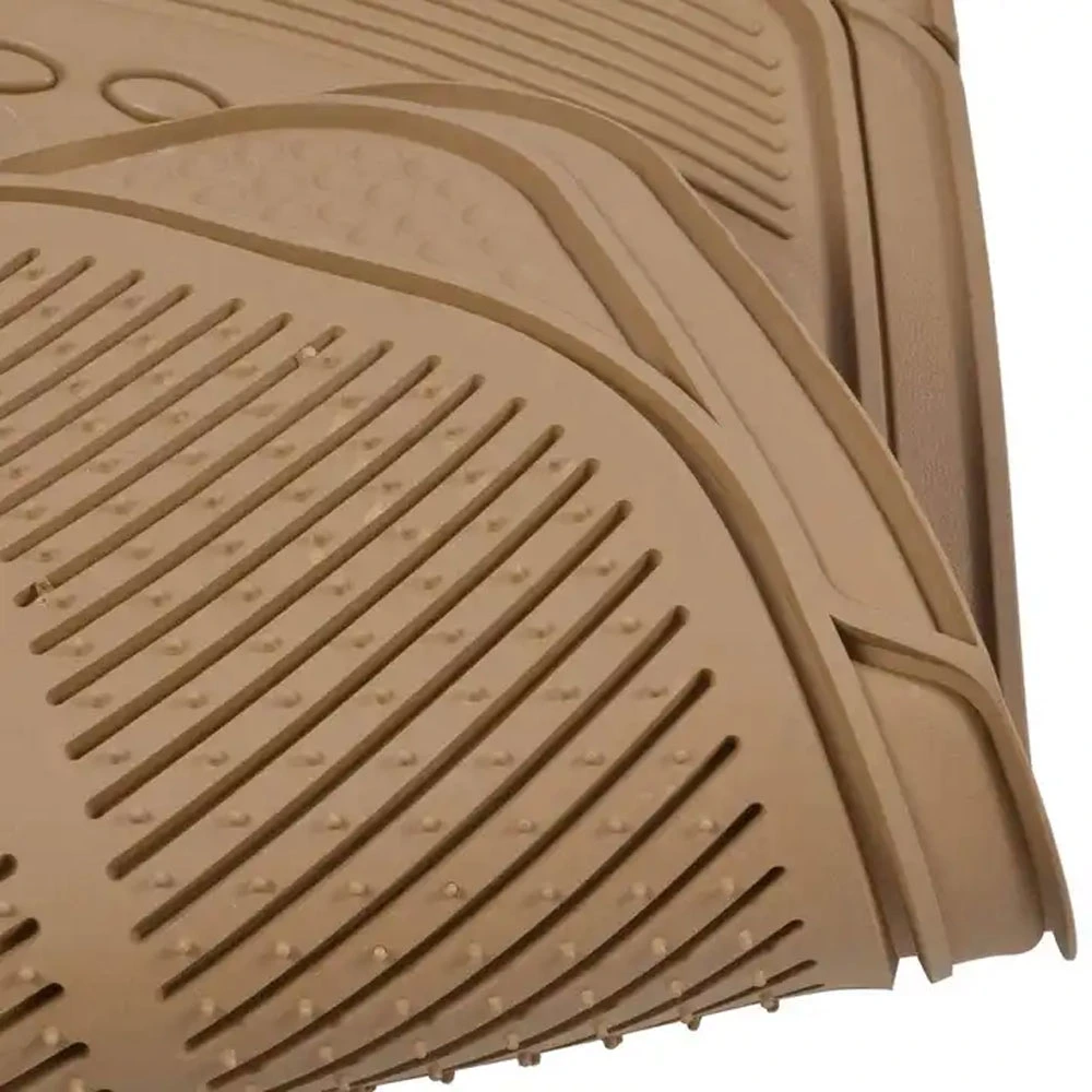 New Design PVC Car Mat Rubber Mat in 4 PCS Carpet 3D