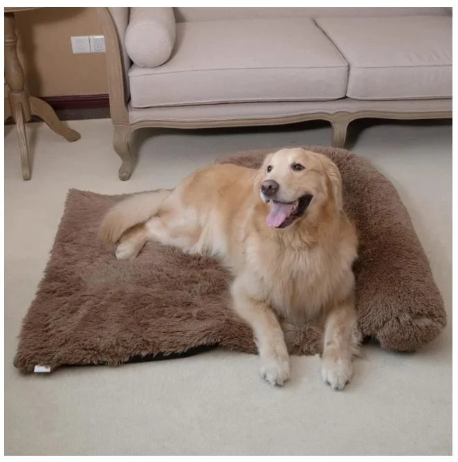 Dog Kennel Plush Sofa Pet Kennel Winter Sleeping Cats and Dogs with Removable and Washable Pet Mat Car Mat Amazon New