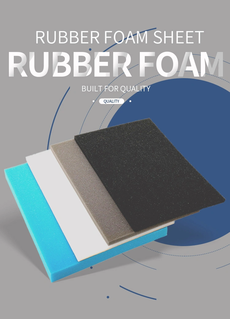 Rubber Floor NBR Sheet Density 75kg/M3 Foam Mat