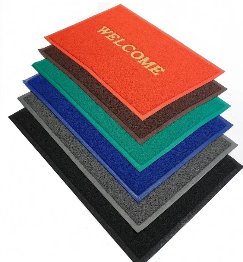 Welcome PVC Door Mat PVC Coil Carpet for Entrance Doors