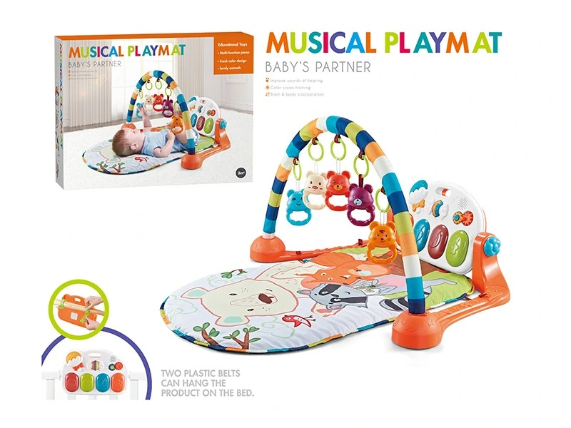 Colorful Kids Gym Carpet Fitness Toys Rack Baby Piano Play Mat H11038120