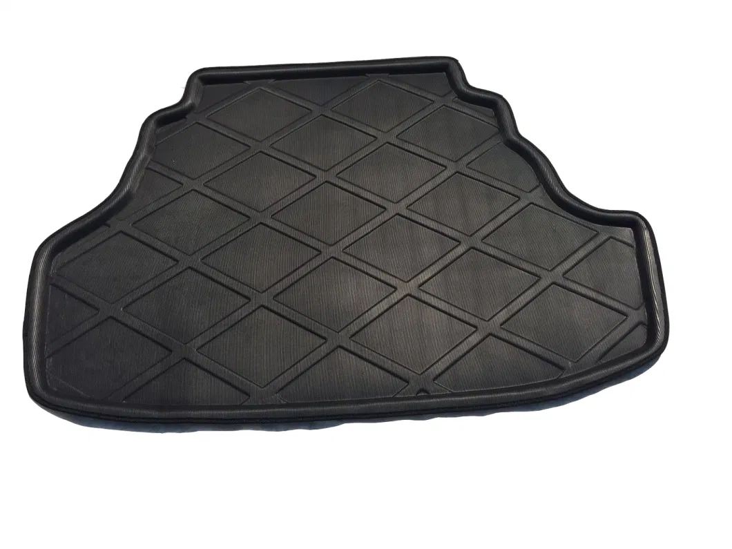 Car Trunk Mat Eco-Friendly TPE Material High Quality Interior Car Accessories 3D Car Boot Mat for