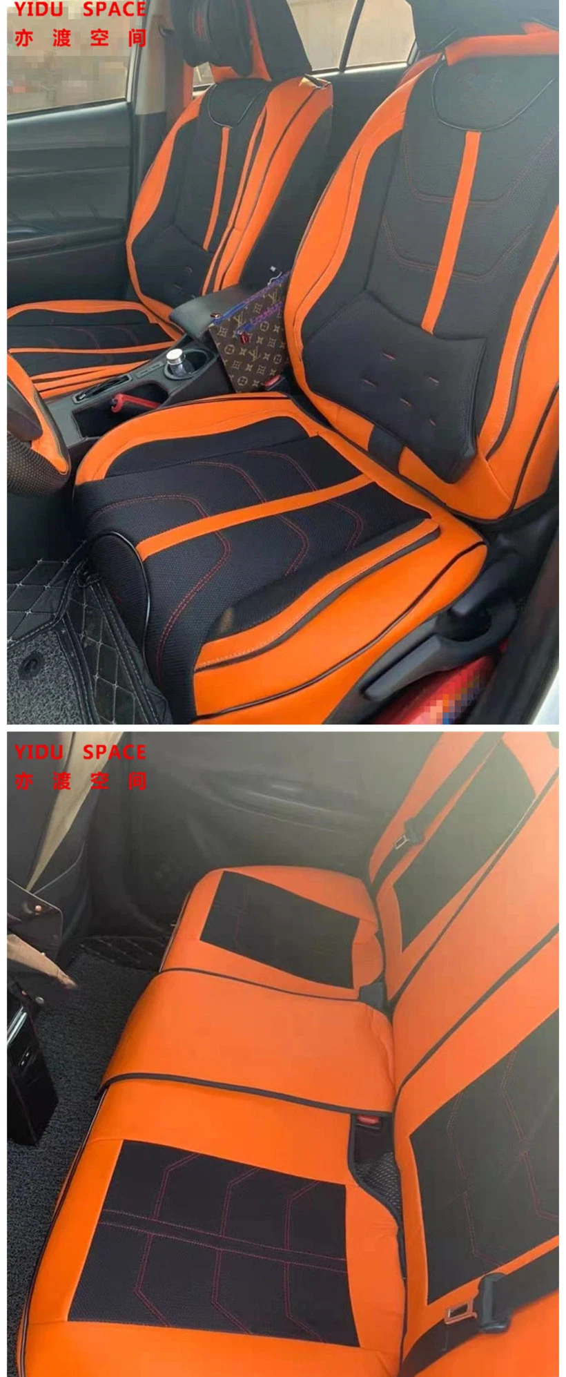 Car Accessories Car Decoration Cushion Universal 9d 360 Degree Full Surround Luxury PU Leather Auto Car Seat Cover