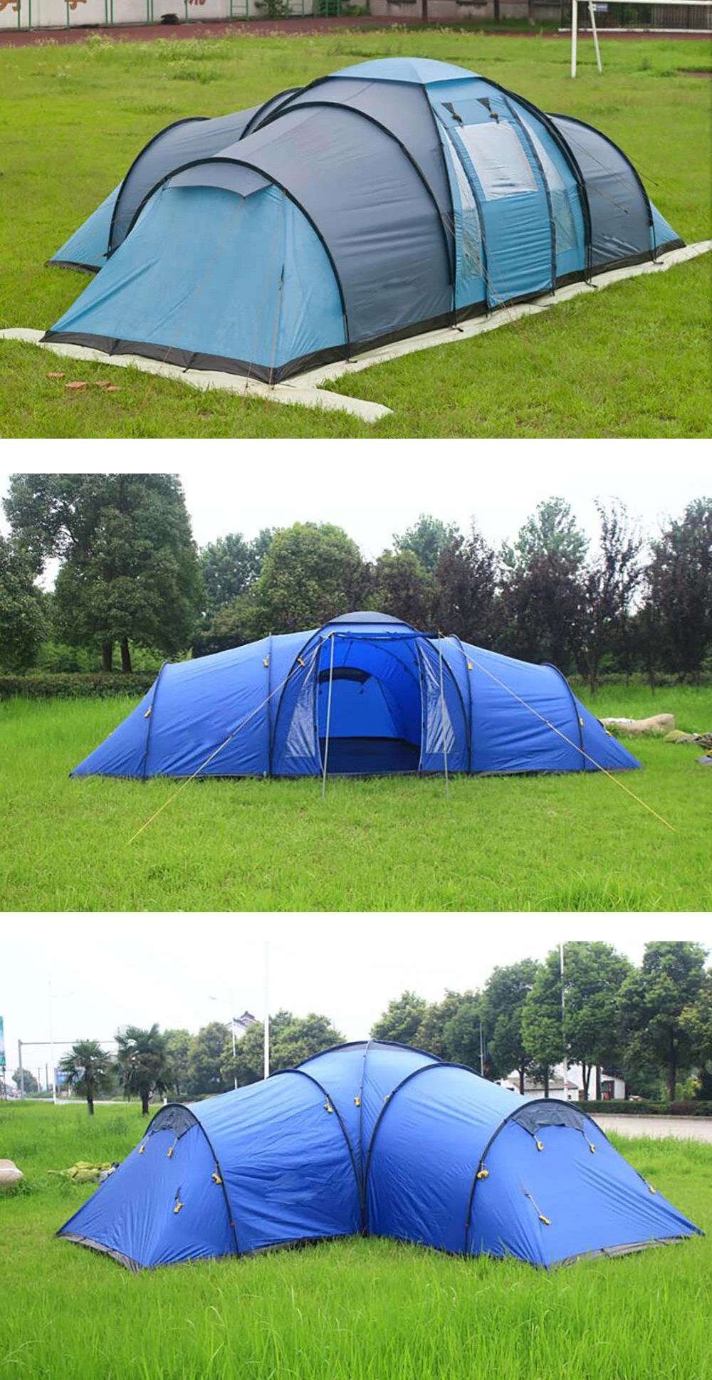 Luxury Batman Waterproof 3 Room Outdoor Big 5 Tent House for Living