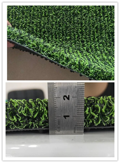 China Manufacturer Eco-Friendly Anti-Slip Dotp Spike/Nail Backing PVC Coil Noodle Car Mat