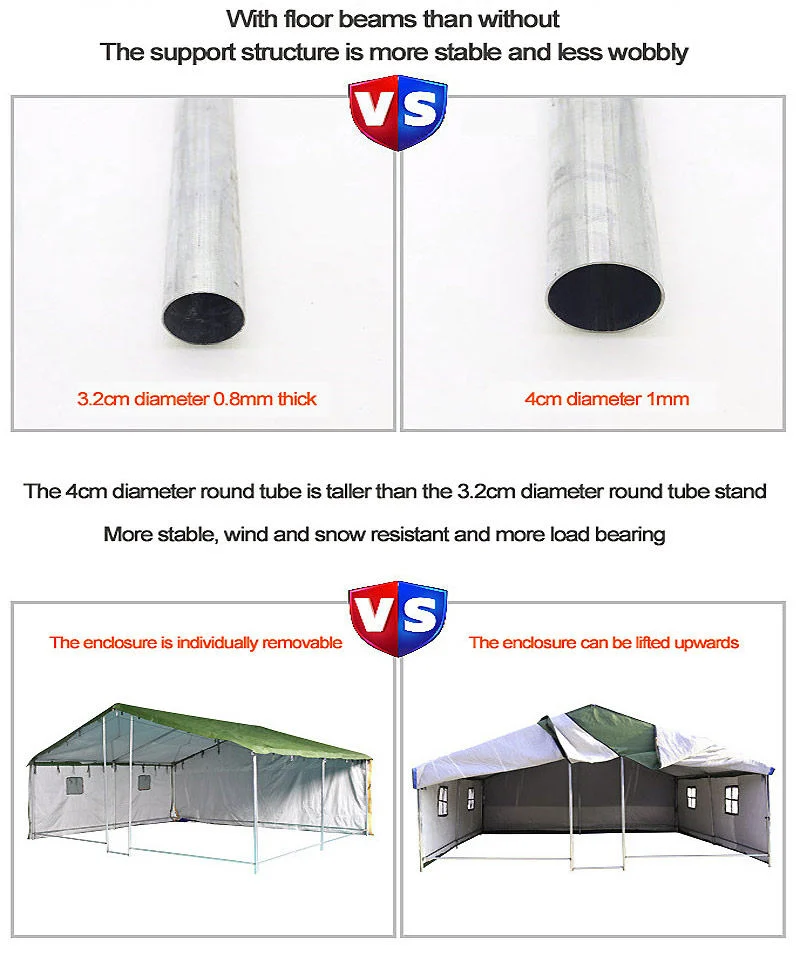 China Emergency Tent Relief Police Style Good Waterproof and Rainproof Performance Can Be Installed Quickly 28 Person Tents Lightweight Tent Cotton Tent