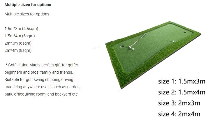 Golf Synthetic Grass Outdoor Golf Carpets Putting Green Golf Training Mat