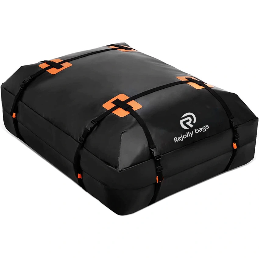 Car Roof Bag Cargo Carrier - Waterproof Rooftop Bag, Travel Storage Luggage Bag Soft-Shell Fits All Cars, Vans &amp; SUV for All Vehicle with/ Without Rack Bag