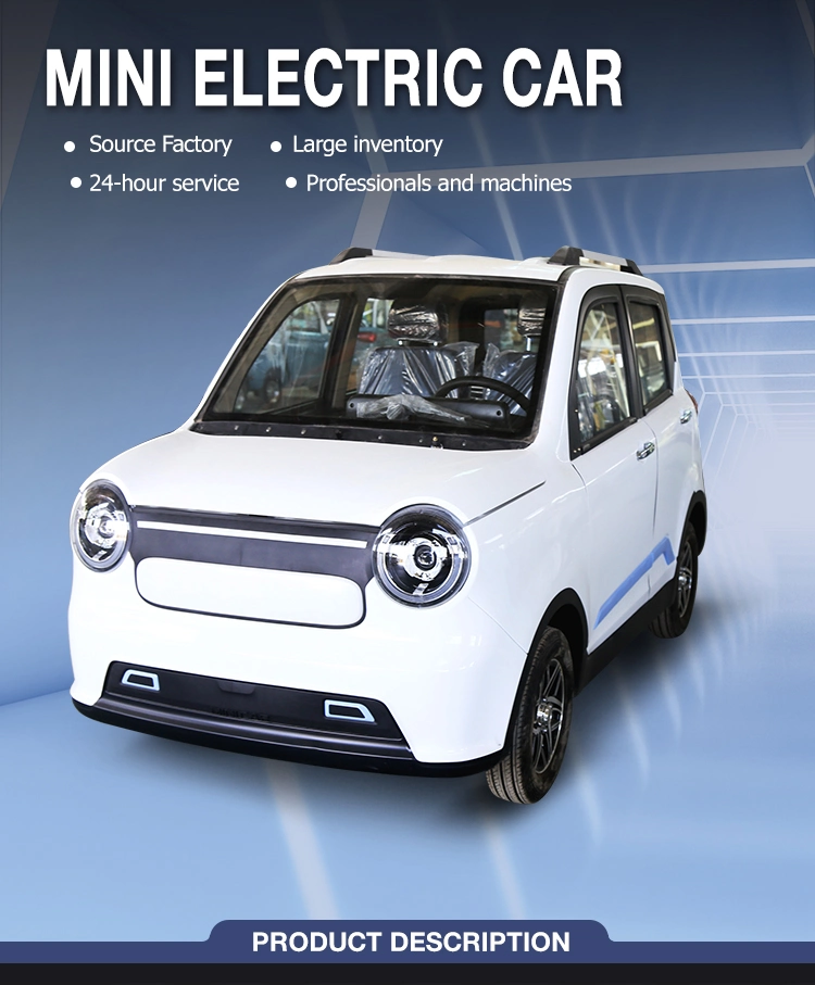 Electric Car 2-Seater Enclosed Cabin Electric Four-Wheel Adult Mini Car