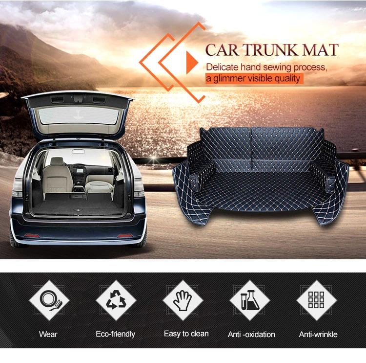 7D Custom Trunk Mats Cargo Line Mat Case for 2022 KIA Stonic