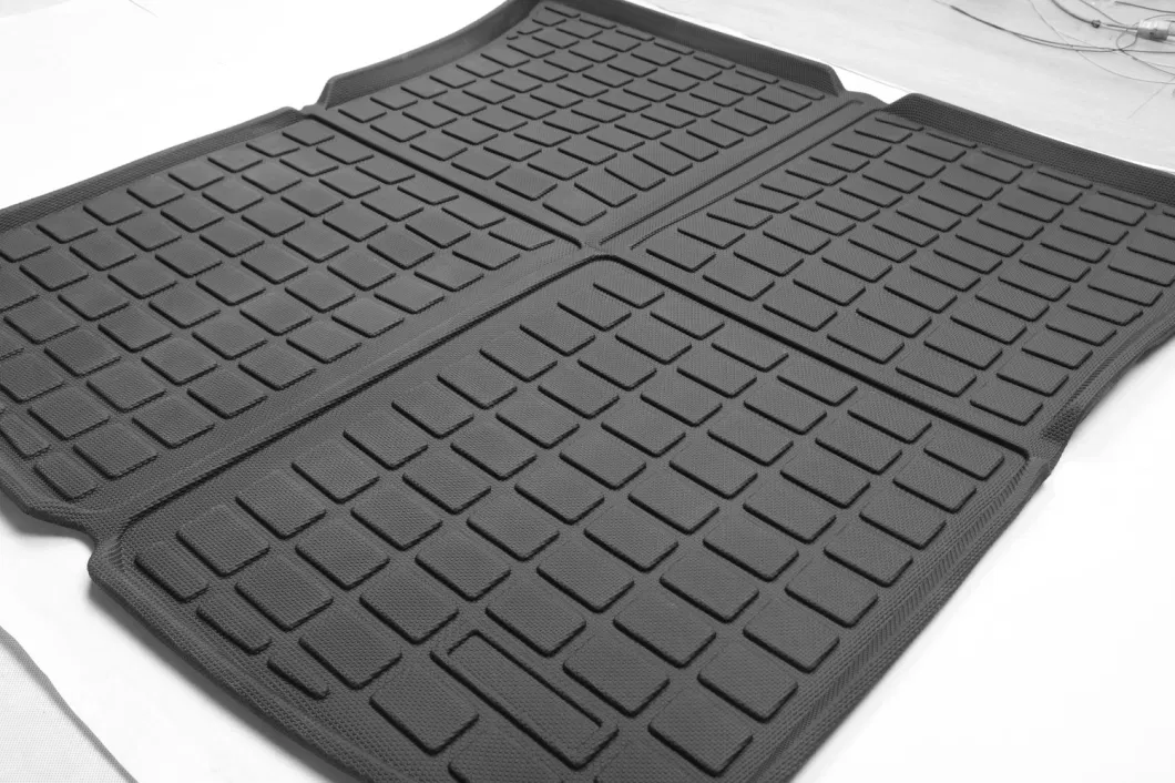 for Tesla Model Y Trunk Mat 3D Rear Car Floor Mats for Tesla Model Y All Weather TPE Cargo Liners, Heavy Duty Cargo Mat Custom Fit for Tesla 5 Seaters, Black