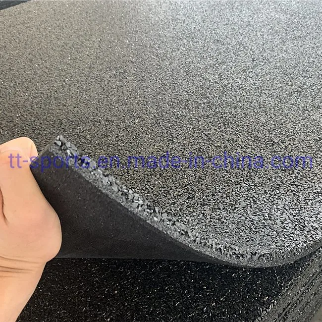 Durable Black Color Gym Rubber Flooring Rubber Mat of Gym