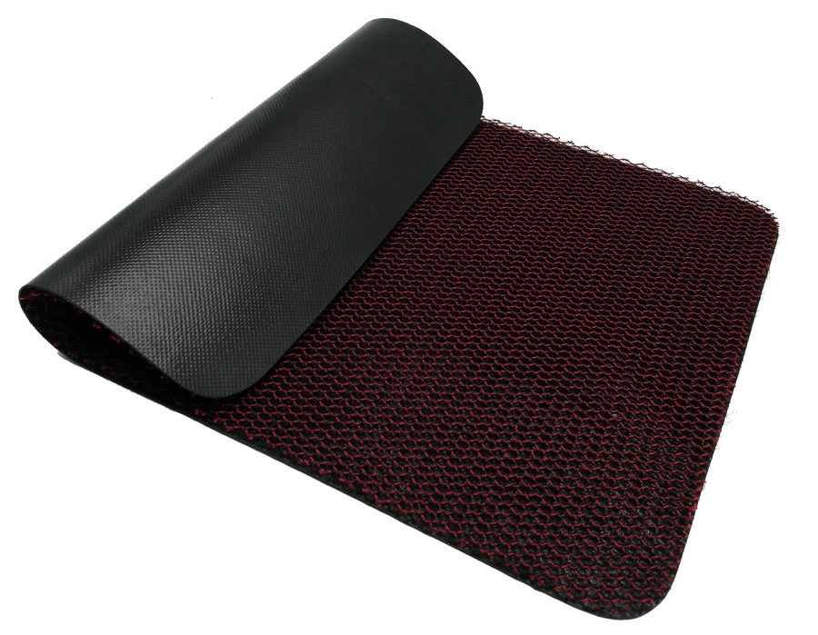 Dust Scraper Anti Fatigue Polyester Elastic PVC Plastic Mesh Car Mat