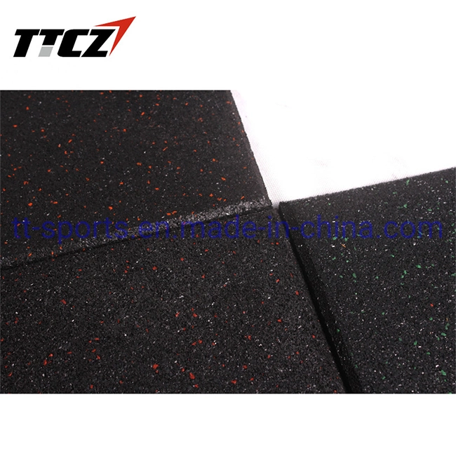 Durable Black Color Gym Rubber Flooring Rubber Mat of Gym