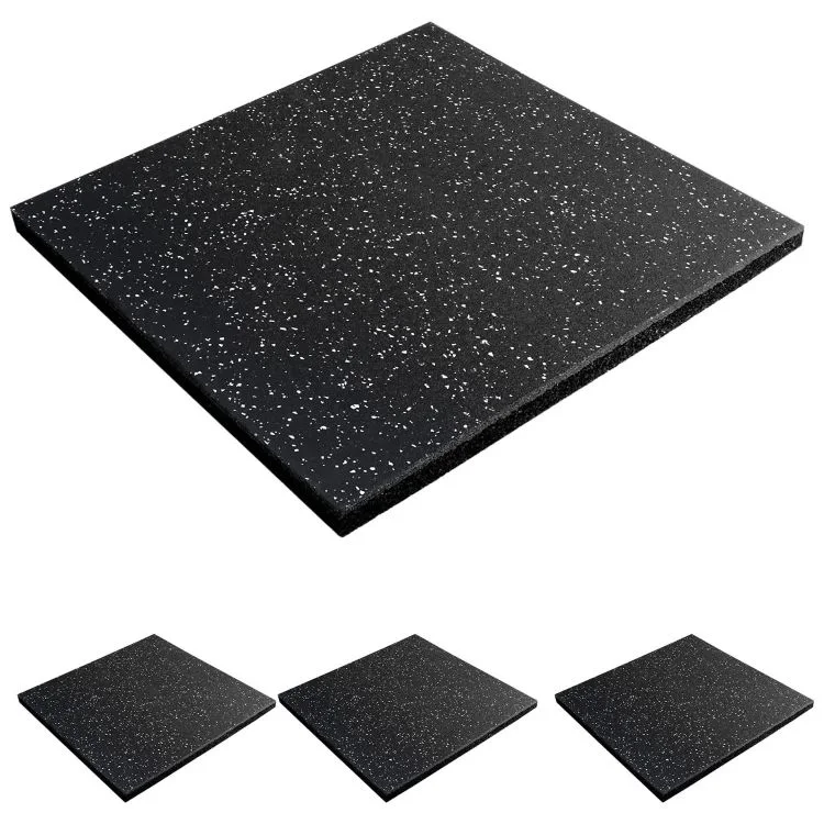 Professional Manufacturer Gym Rubber Flooring EPDM Rubber Flooring Gym Rubber Floor Tiles Rubber Mat Exercise Weight Lifting Gym Rubber Floor Tiles Gym Mats