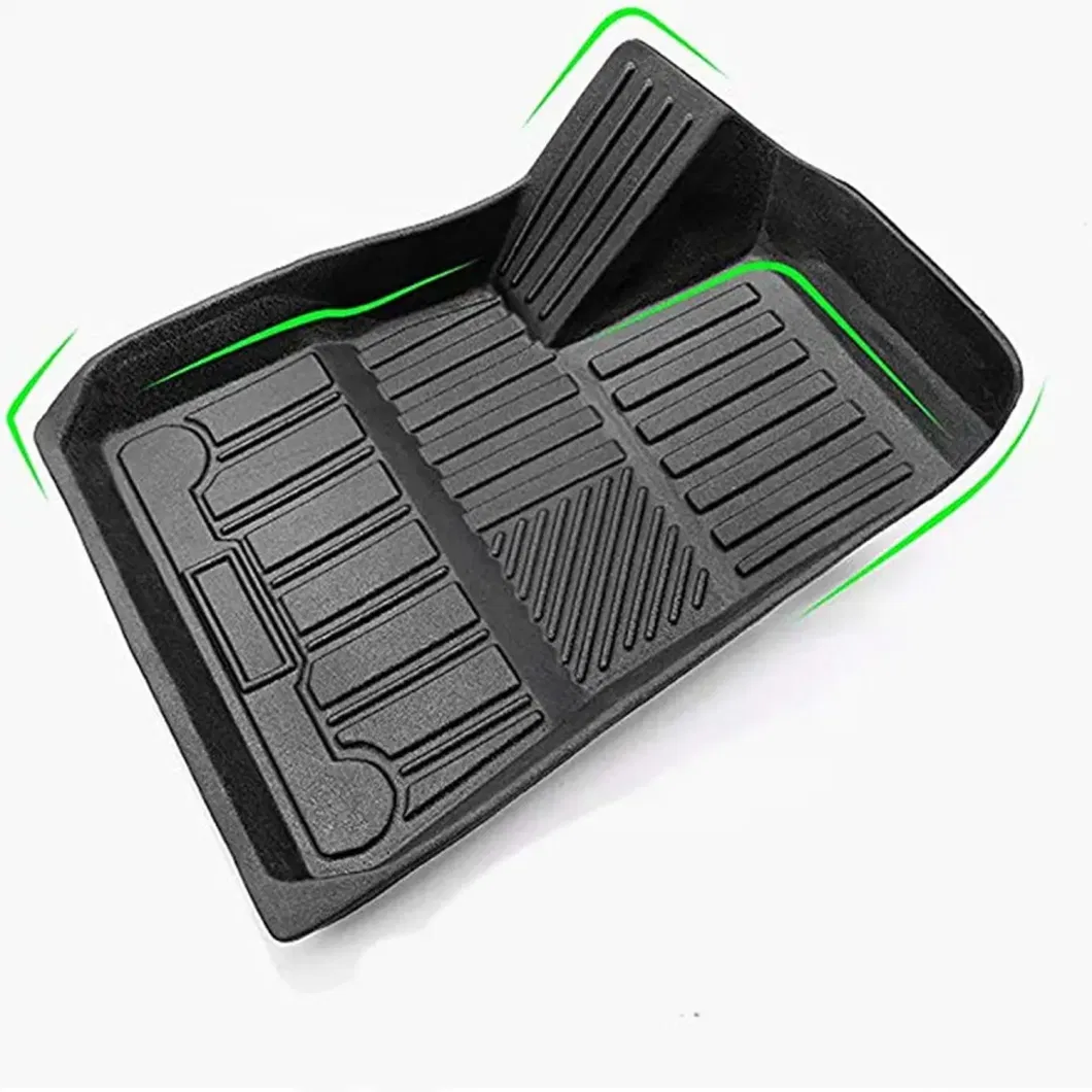 Anti Slip Tpo/TPE Plastic 3D Car Mats Car Trunk Mats