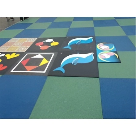 Wholesale Soft and Eco-Friendly Kindergarten Floor Mat Rubber Carpet Mat