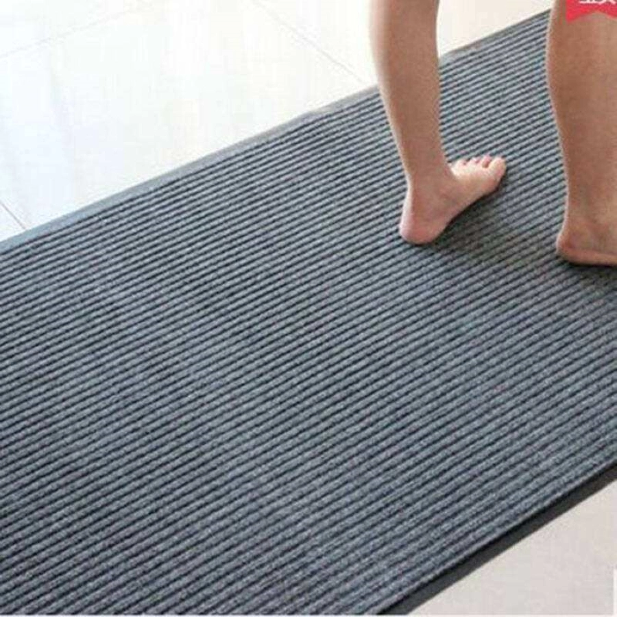 Extra Long Nonslip Carpet Runner Extreme Heavy Duty, Hard Wearing Dirt Stopper Rubber Backed Mat for Laundry Room