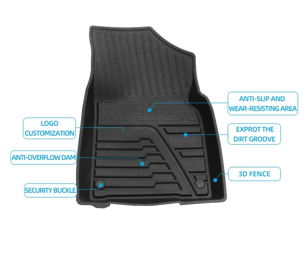 Car Interior Accessories High Quality TPE Car Mats