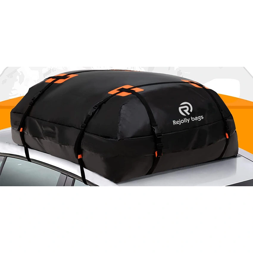 Car Roof Bag Cargo Carrier - Waterproof Rooftop Bag, Travel Storage Luggage Bag Soft-Shell Fits All Cars, Vans &amp; SUV for All Vehicle with/ Without Rack Bag