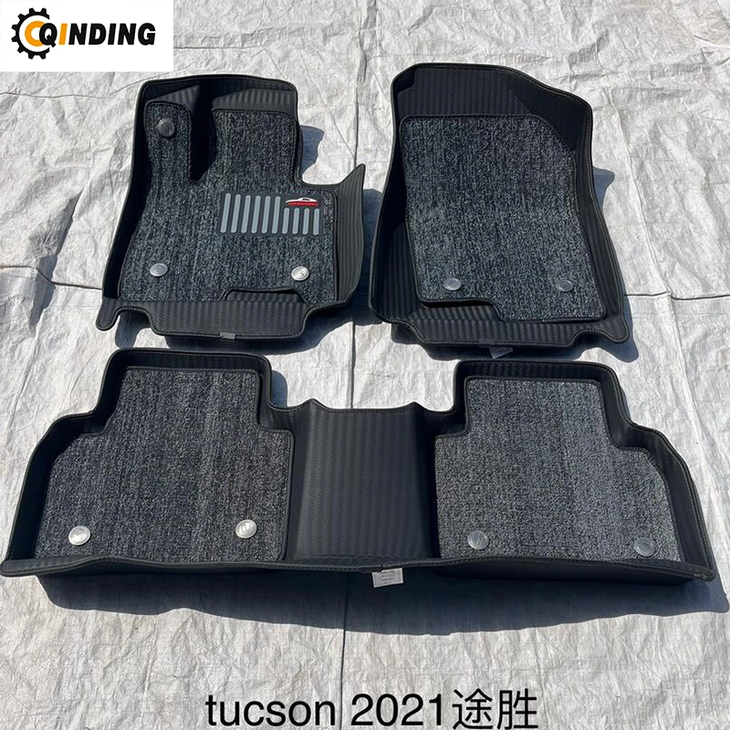 5D Double Layer Hot Pressed Car Floor Mats