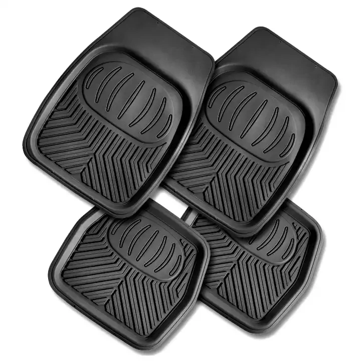 Durable Watermelon Basin Pure Black Car Mat