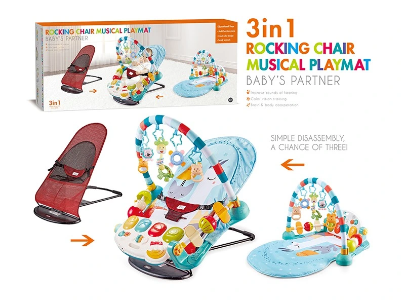 Colorful Kids Gym Carpet Fitness Toys Rack Baby Piano Play Mat H11038120