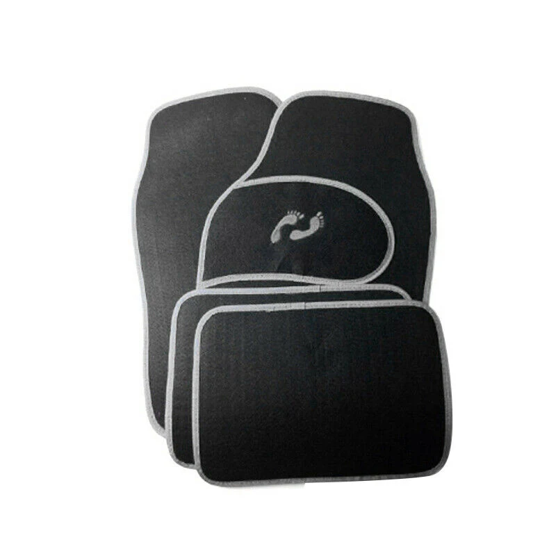 4 Piece Universal Carpet Floor Mats, All-Weather Protection for Car, Sedan, Suvs All Vehicles Accept Custom