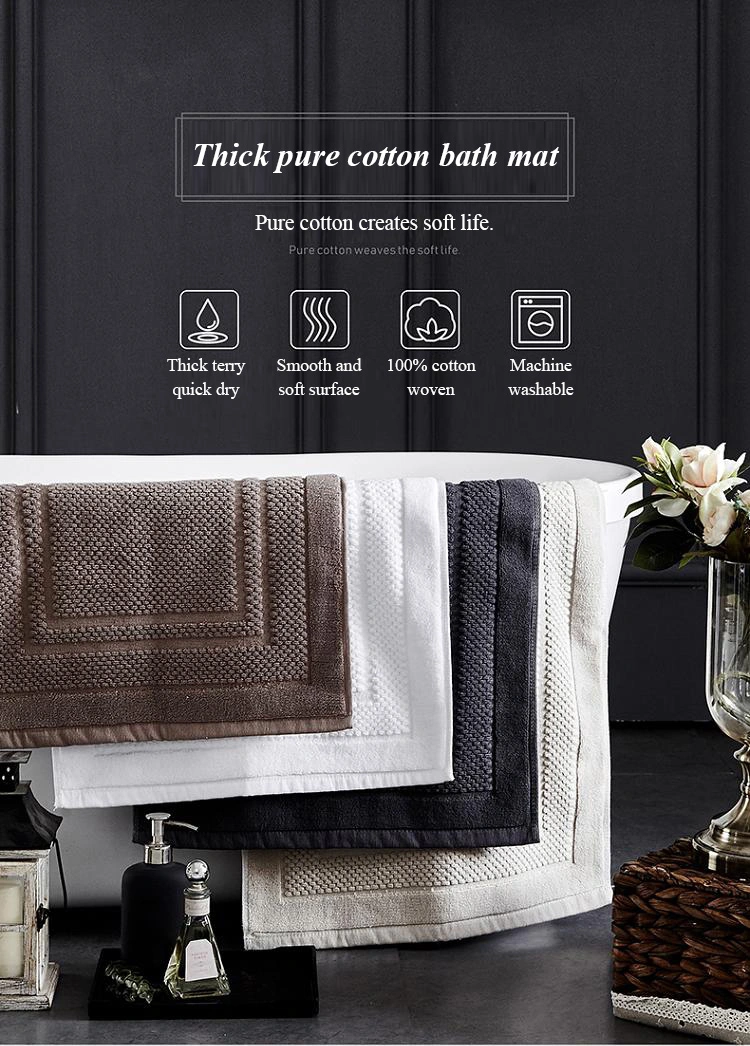 Cheap Price China Factory Supply Soft Toilet Jacquard Bath Mat