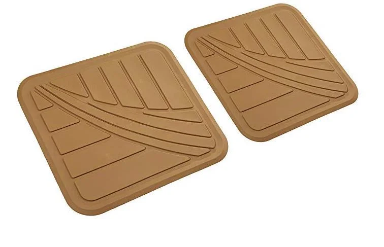 Basics 4 Piece Car Floor Mat, Beige