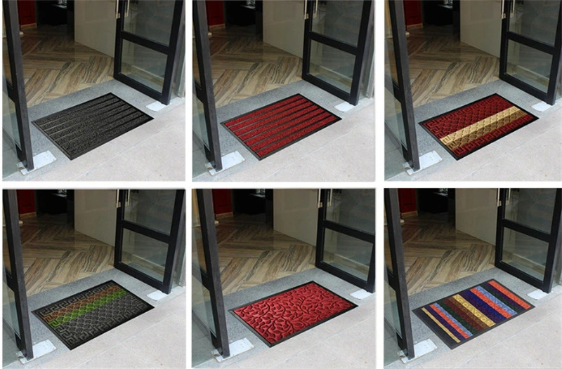 Outdoor Home Carpet Anti Slip Polypropylene Cheap Entrance Welcome PP Door Mat