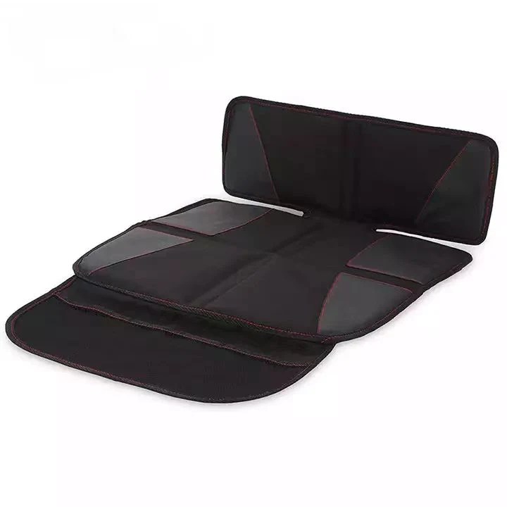 Low Back Car Seat Protector Car Seat Protection Mat with Durable, Waterproof Fabric, Leather Reinforced Corners and Pockets