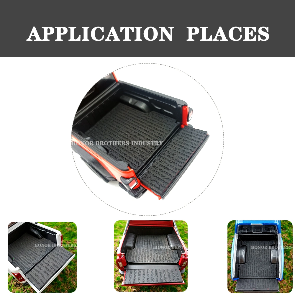 Custom-Fit Auto/Car Accessory Heavy-Duty Anti-Slip Rubber Truck Bed Mat for Ford F250/F350