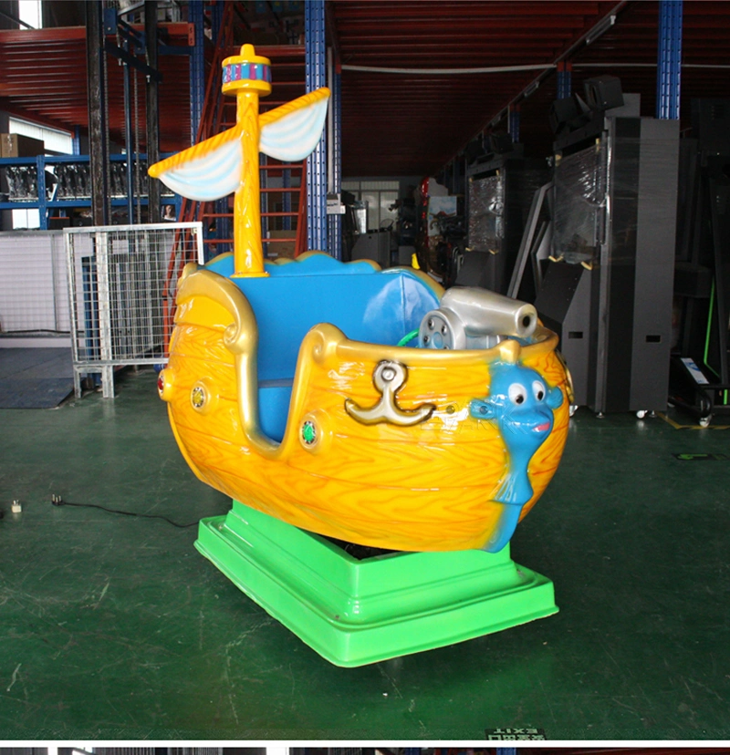 Children&prime; S Entertainment Coin Operated Swing Machine Pirate Ship Game Machine