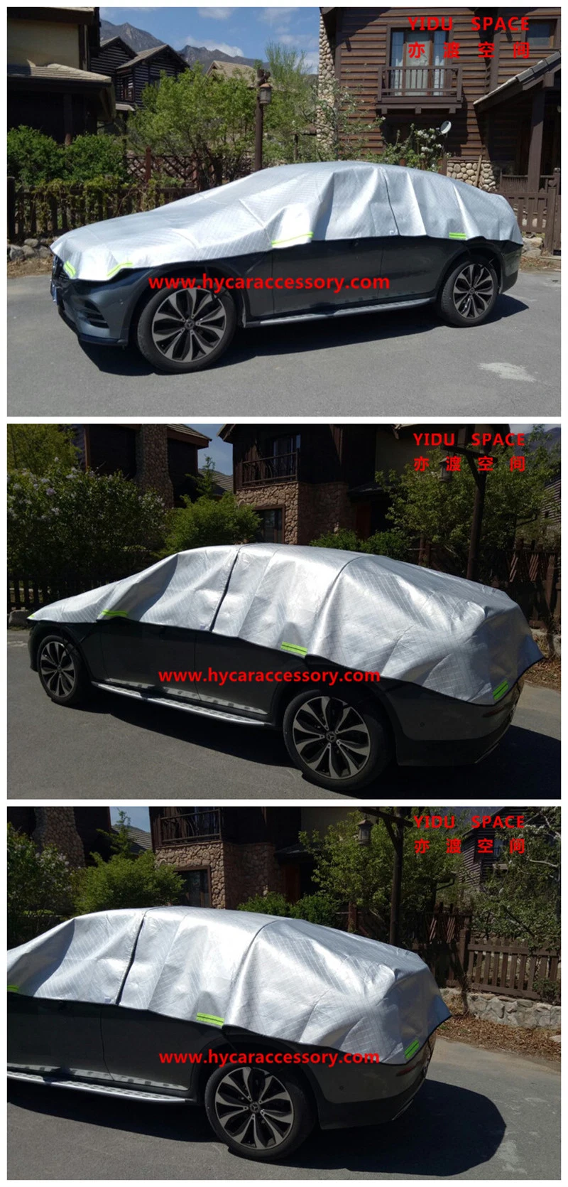 Real Hail Protection Anti Snow Anti Ice Fast Padded Auto Car Cover Picnic Outing Mat