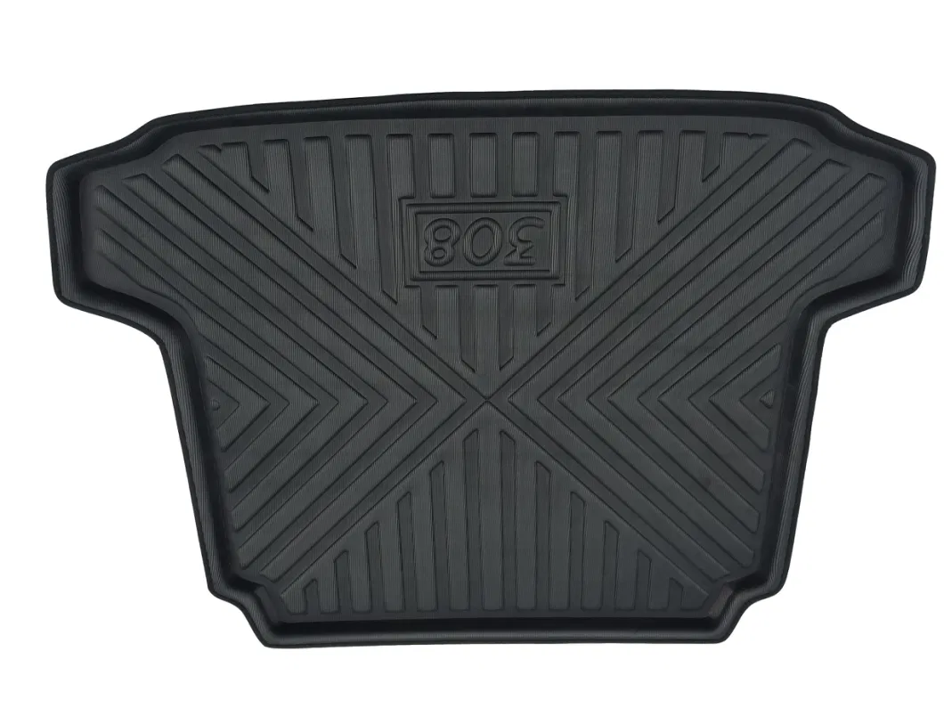 Car Waterproof Rear Trunk Mat for Peugoet TPE Car Mats High Quality TPE Material Car Mat