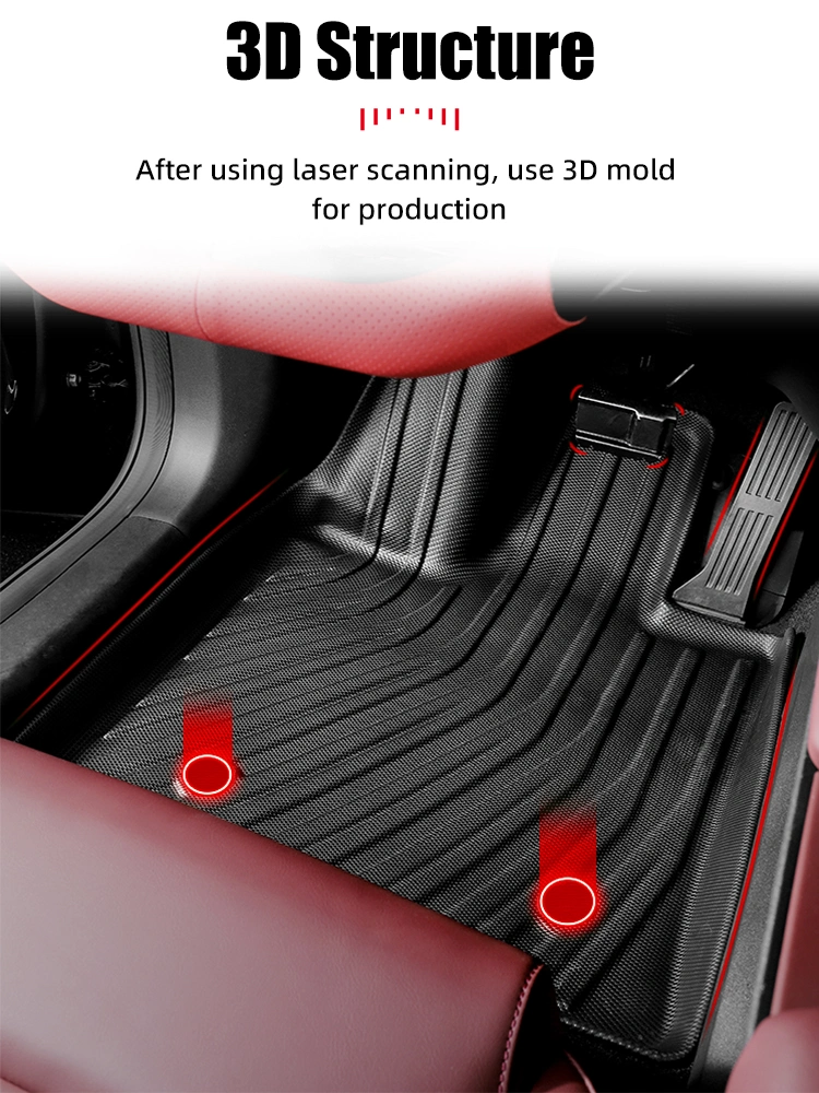 Blister Molding Car Floor Mats for Tesla Model Y Rhd 2019-2023